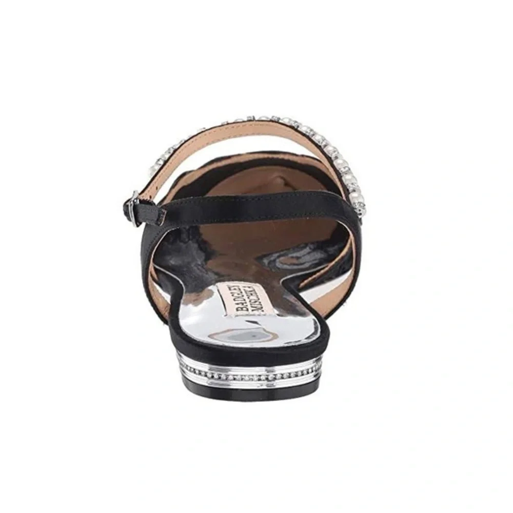 Badgley Mischka Lennon Embellished Skimmer Flat